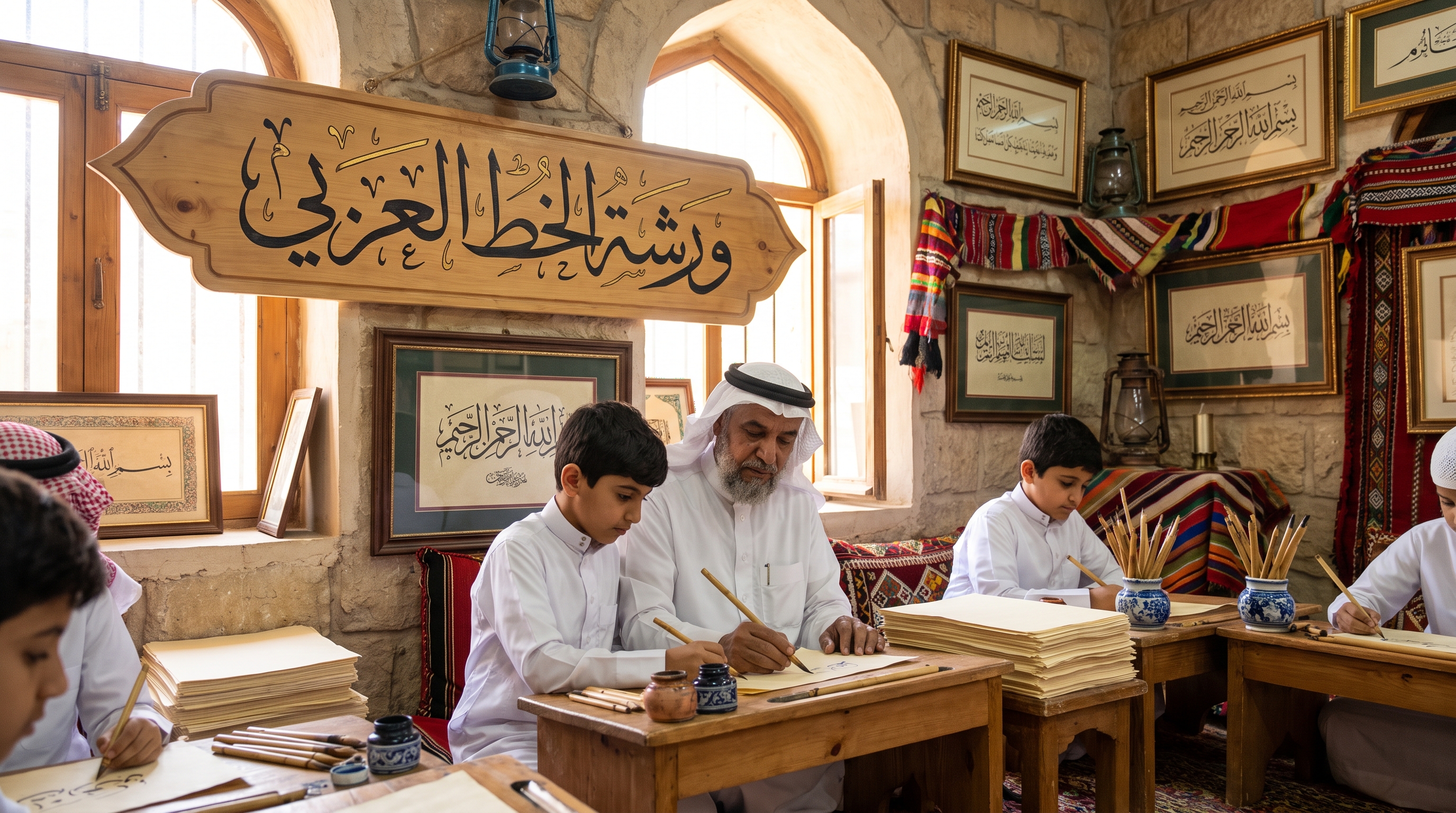 ورشة الخط العربي