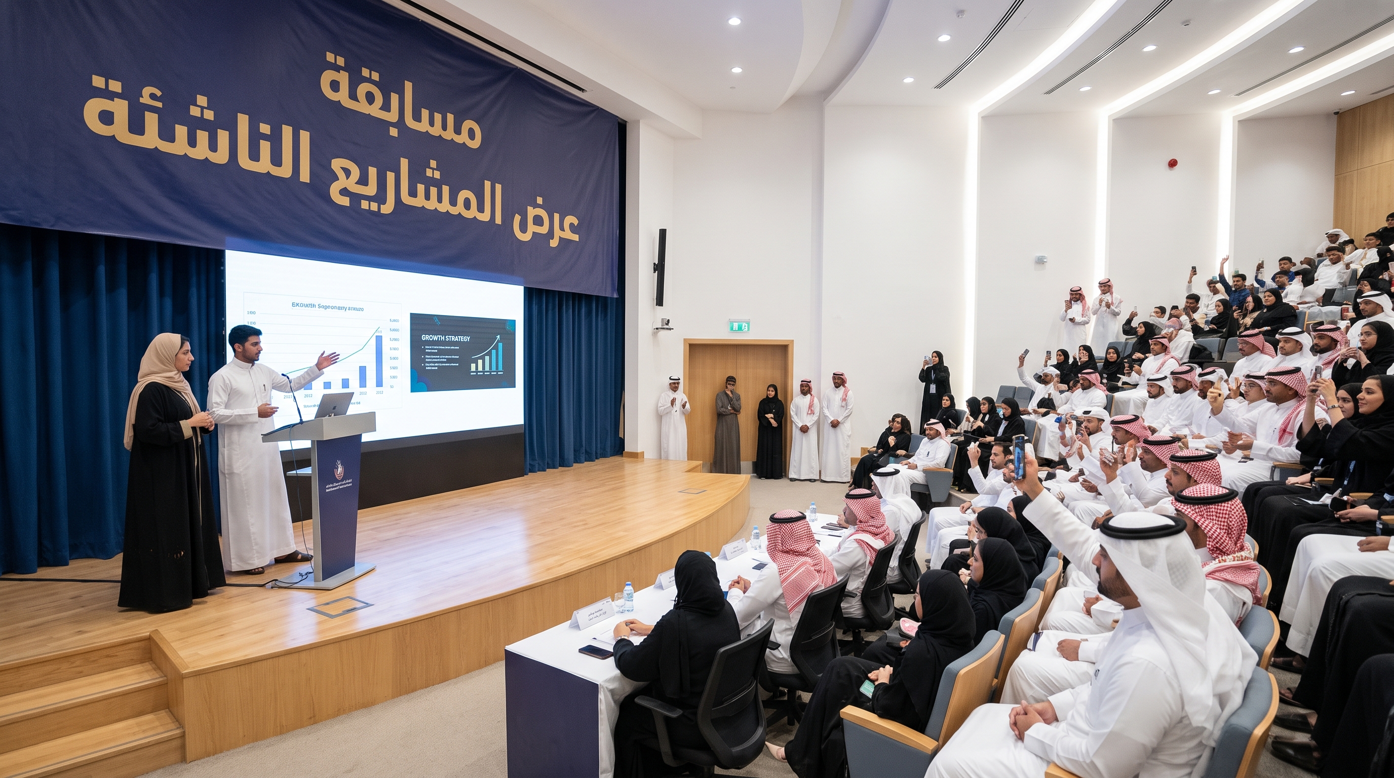 مسابقة عرض المشاريع الناشئة