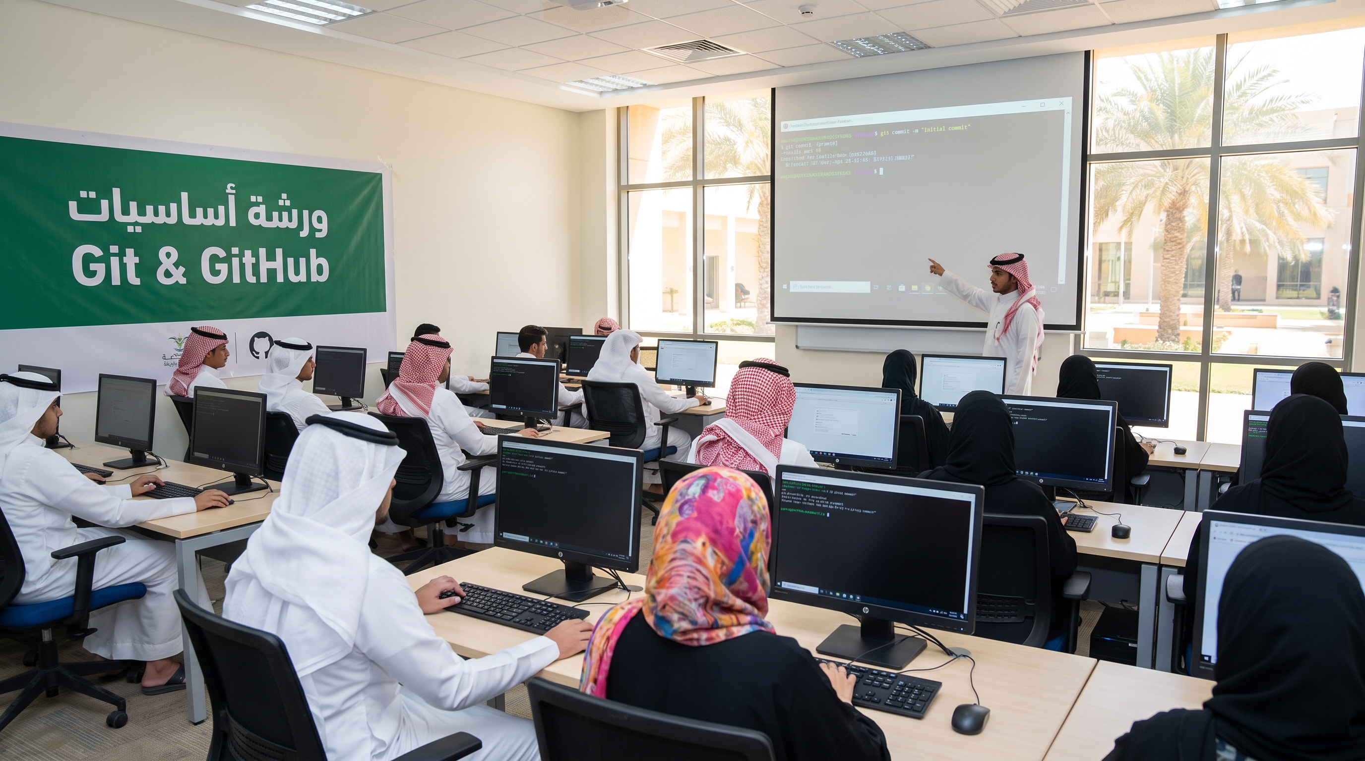 ورشة أساسيات Git وGitHub