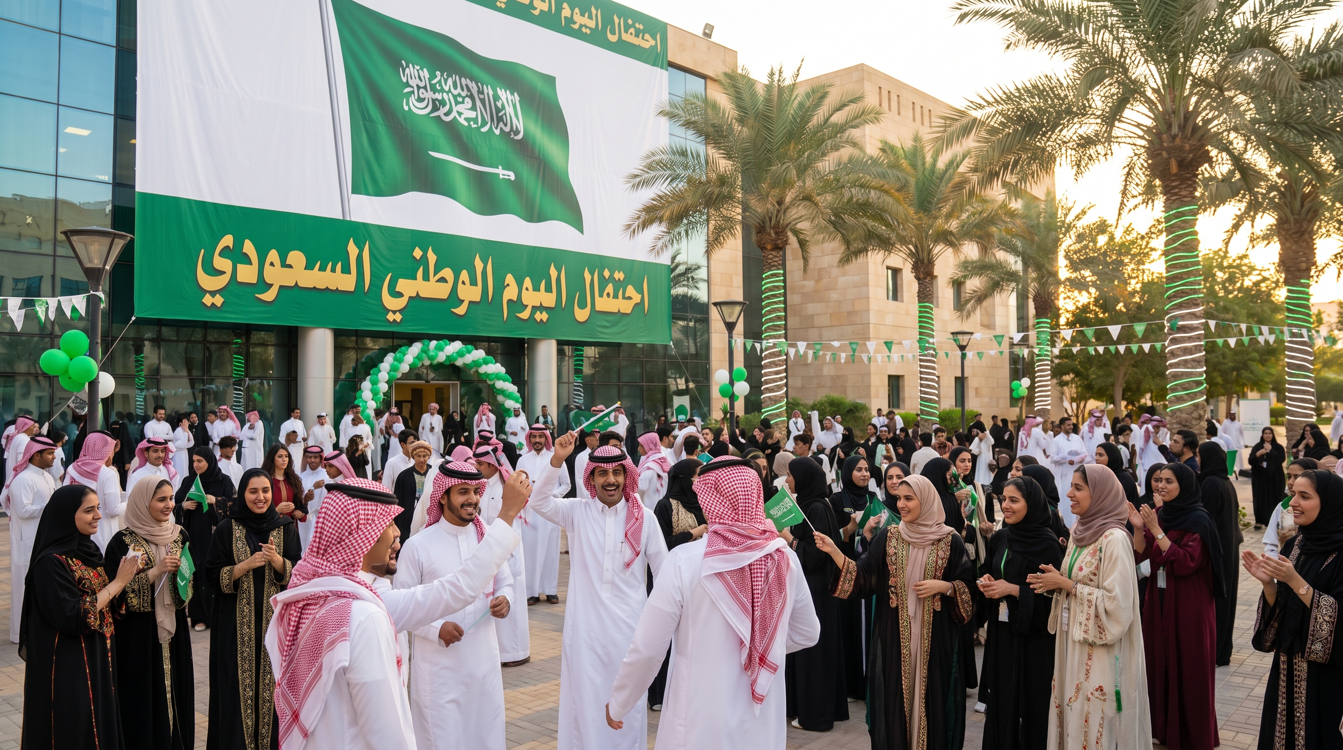 احتفال اليوم الوطني السعودي